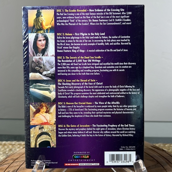 Mysteries of The Bible Sealed A&E DVD Boxed Set - Picture 4 of 5
